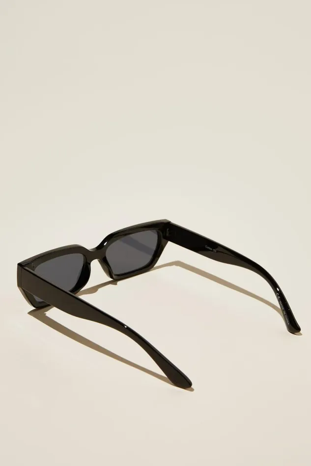 Men Sunglasses Cotton On The Razor Sunglasses Black Smoke