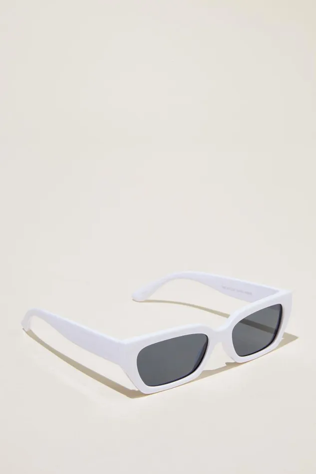 Men Sunglasses Cotton On The Razor Sunglasses Whiteblack