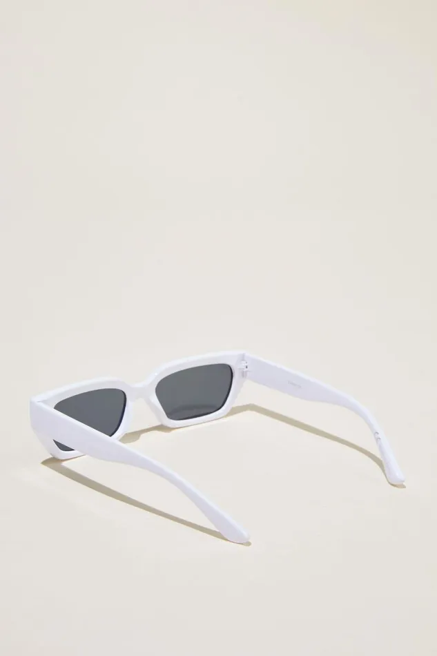 Men Sunglasses Cotton On The Razor Sunglasses Whiteblack