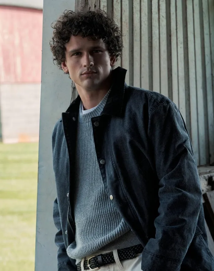 Men Sweaters Madewell The Wyckoff Sweater Grey Marl