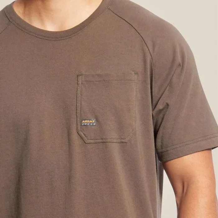 Men TShirts and Polos Ariat Rebar Cotton Strong TShirt Moss Men TShirts and Polos Ariat Rebar Cotton Strong TShirt Moss