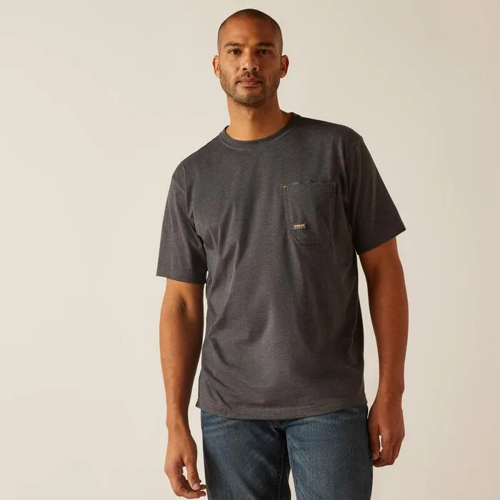 Men TShirts and Polos Ariat Rebar Workman Born For This TShirt Charcoalmexico Men TShirts and Polos Ariat Rebar Workman Born For This TShirt Charcoalmexico