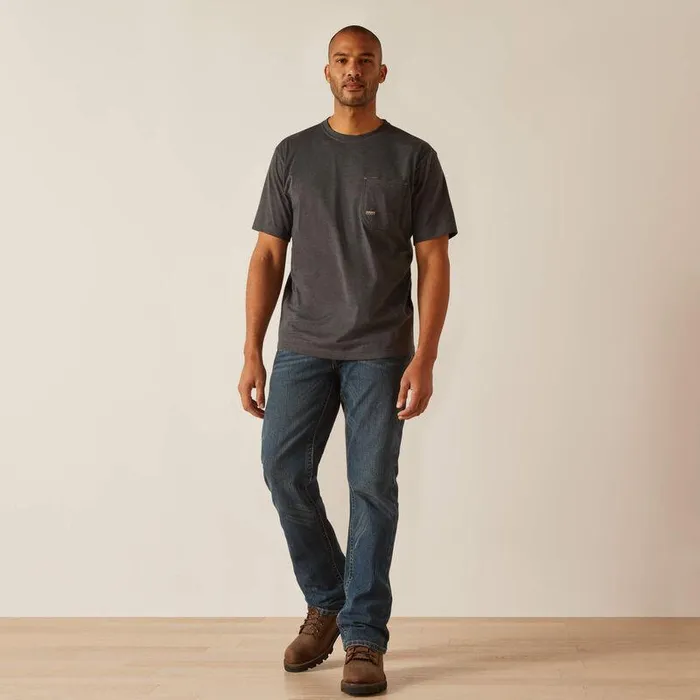 Men TShirts and Polos Ariat Rebar Workman Born For This TShirt Charcoalmexico Men TShirts and Polos Ariat Rebar Workman Born For This TShirt Charcoalmexico