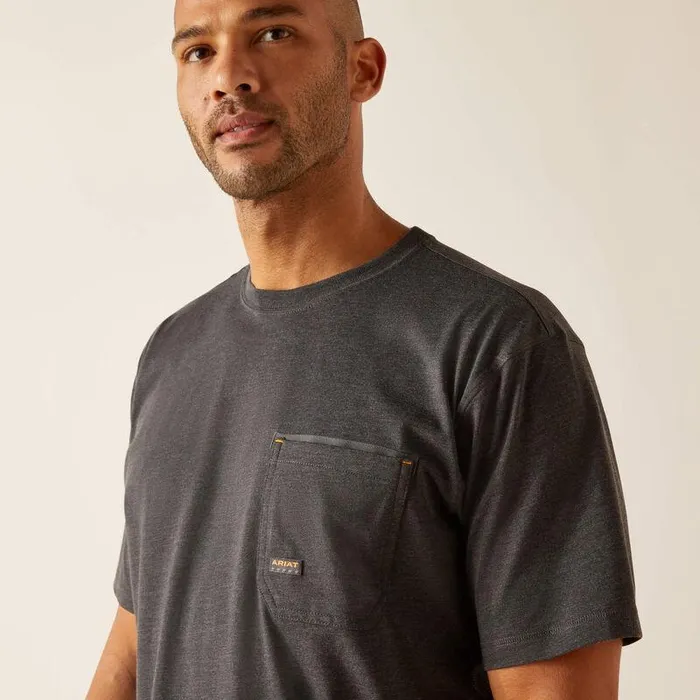 Men TShirts and Polos Ariat Rebar Workman Born For This TShirt Charcoalmexico Men TShirts and Polos Ariat Rebar Workman Born For This TShirt Charcoalmexico