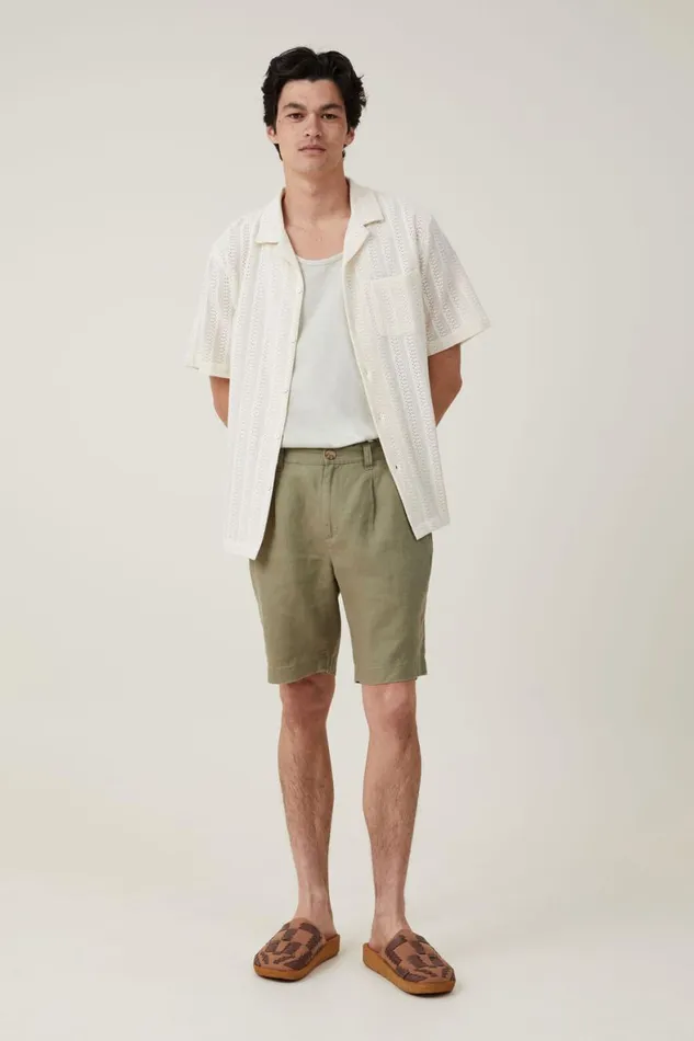 Men Tees and Tanks Cotton On Organic Tank Ivory