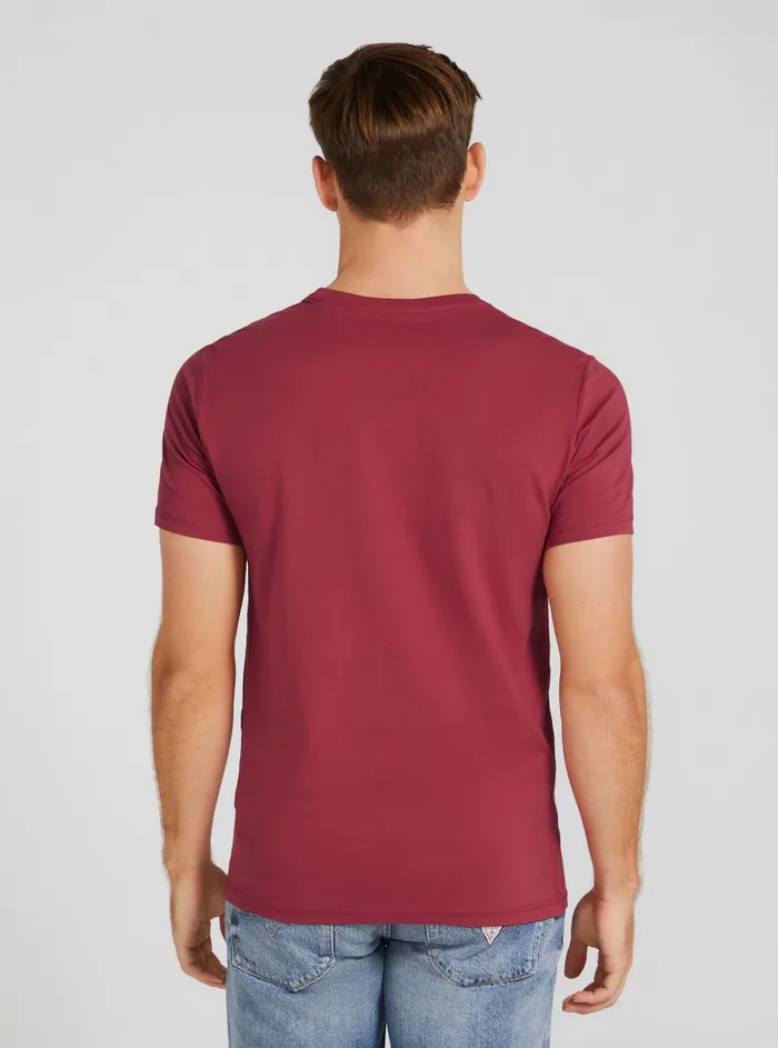 Men Tees and Tanks GUESS Eco Raspberry G Logo Tshirt Men Tees and Tanks GUESS Eco Raspberry G Logo Tshirt