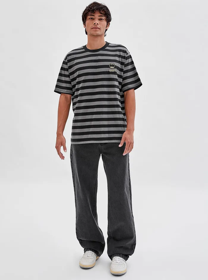 Men Tees and Tanks GUESS Guess Originals X Batman Black Stripe Tshirt Men Tees and Tanks GUESS Guess Originals X Batman Black Stripe Tshirt