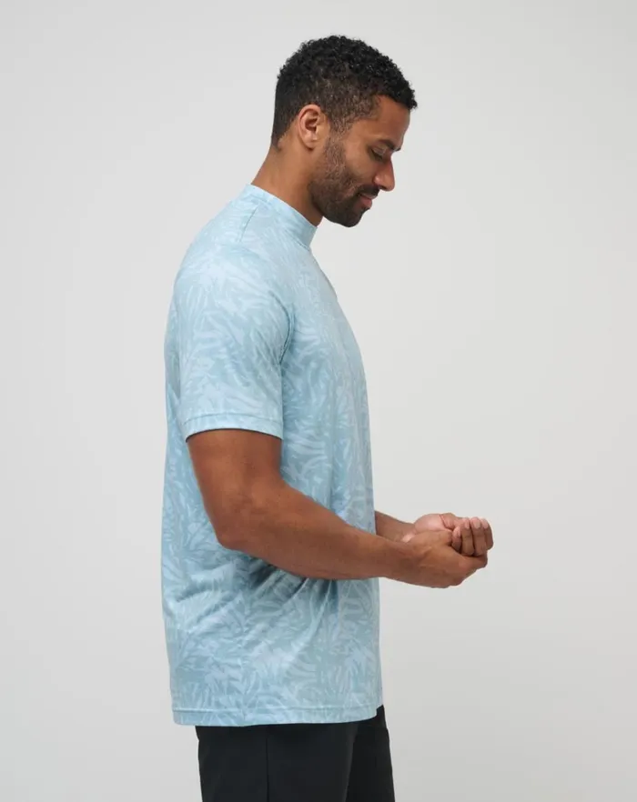 Men Tees TravisMathew ALONG THE WAY TEE Cameo Men Tees TravisMathew ALONG THE WAY TEE Cameo