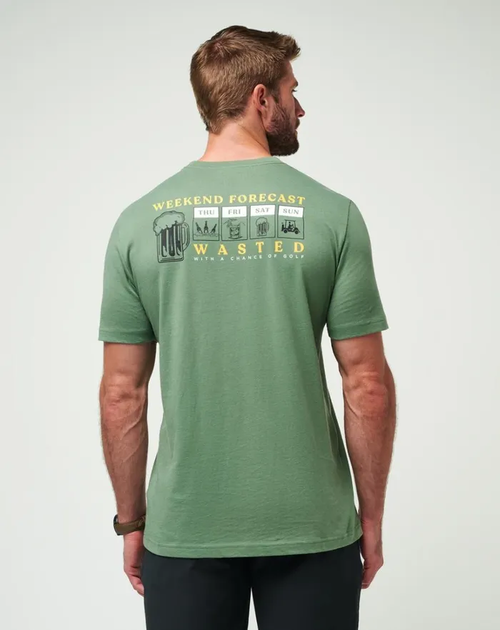 Men Tees TravisMathew BEER HAPPY TEE Laurel