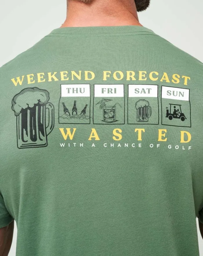 Men Tees TravisMathew BEER HAPPY TEE Laurel