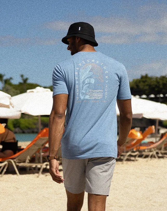 Men Tees TravisMathew COWRIES TEE Quiet Harbor Men Tees TravisMathew COWRIES TEE Quiet Harbor