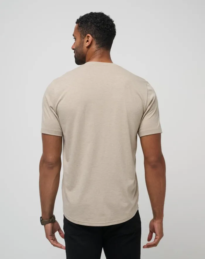 Men Tees TravisMathew FADING SUNLIGHT TEE Oxford Tan Men Tees TravisMathew FADING SUNLIGHT TEE Oxford Tan
