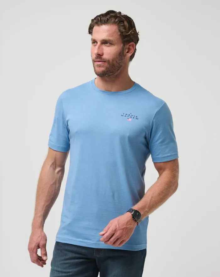 Men Tees TravisMathew HOLIPLAY TEE Quiet Harbor Men Tees TravisMathew HOLIPLAY TEE Quiet Harbor