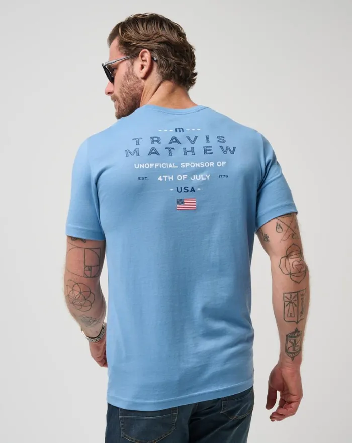 Men Tees TravisMathew HOLIPLAY TEE Quiet Harbor Men Tees TravisMathew HOLIPLAY TEE Quiet Harbor