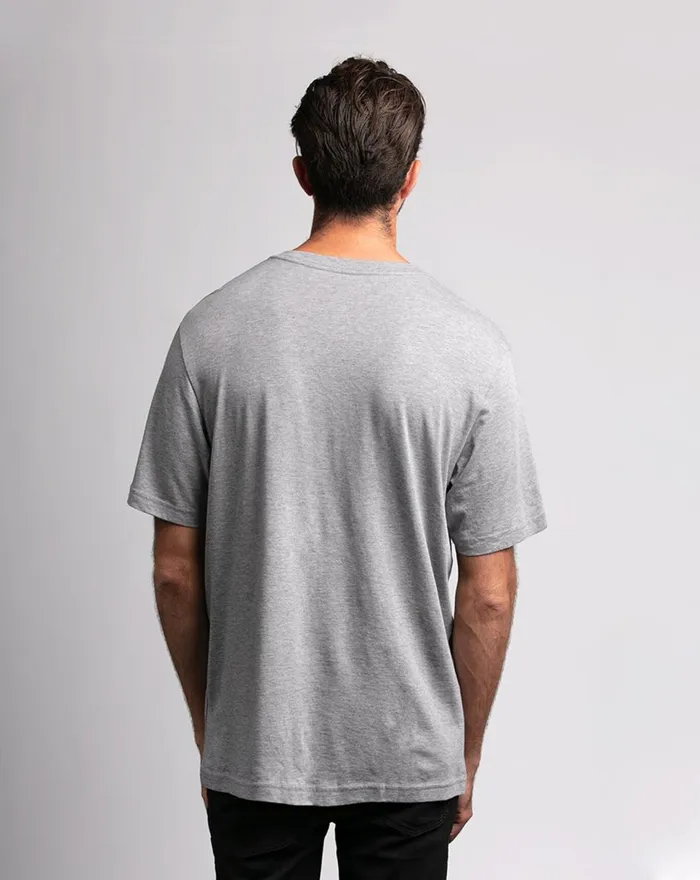 Men Tees TravisMathew THE CASEY TEE Heather Grey Men Tees TravisMathew THE CASEY TEE Heather Grey