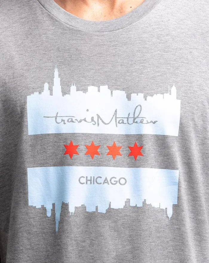 Men Tees TravisMathew THE CASEY TEE Heather Grey Men Tees TravisMathew THE CASEY TEE Heather Grey