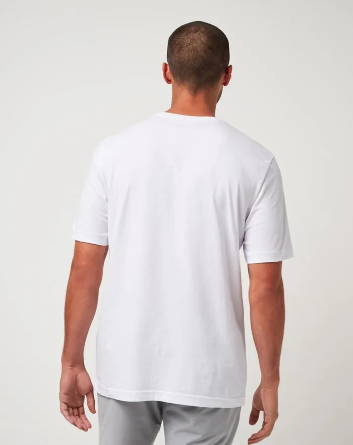 Men Tees TravisMathew USC SCHOOL SPIRIT TEE White