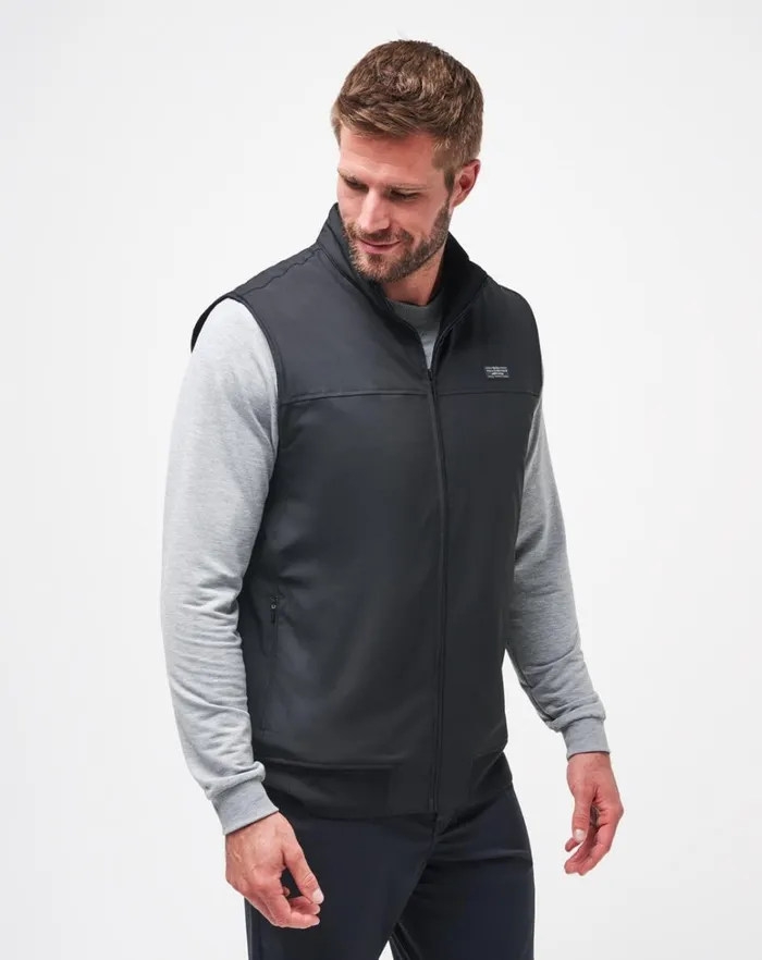 Men Vests TravisMathew WANDERLUST VEST Black