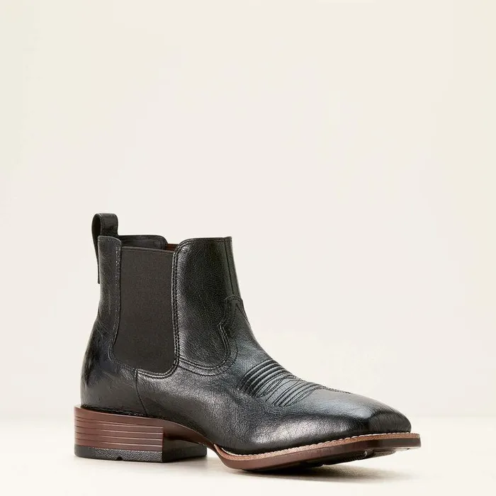 Men Western Boots Ariat Booker Chelsea Wide Square Toe Western Boot Jet Black Smooth Quill Ostrich Men Western Boots Ariat Booker Chelsea Wide Square Toe Western Boot Jet Black Smooth Quill Ostrich