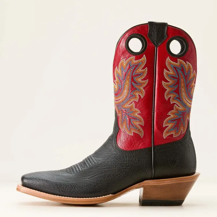 Men Western Boots Ariat Bronc Stomper Cowboy Boot Best In Blackbright Red Men Western Boots Ariat Bronc Stomper Cowboy Boot Best In Blackbright Red