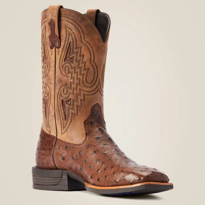 Men Western Boots Ariat Dagger Western Boot Dark Tabac Full Quill Ostrich Men Western Boots Ariat Dagger Western Boot Dark Tabac Full Quill Ostrich