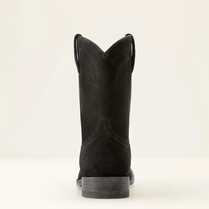 Men Western Boots Ariat Downtown Western Boot Stonewashed Black Suede Men Western Boots Ariat Downtown Western Boot Stonewashed Black Suede
