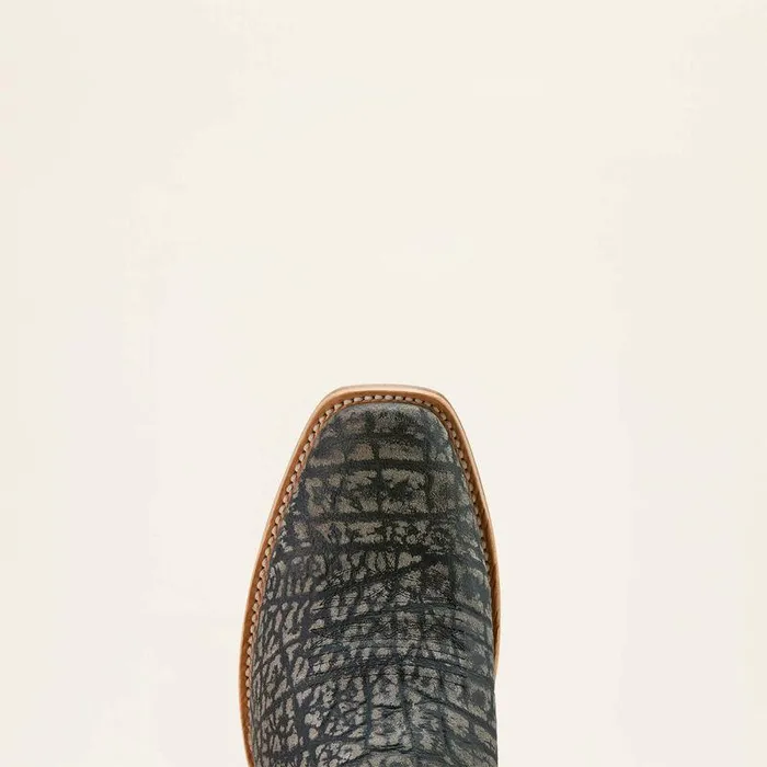 Men Western Boots Ariat Futurity Showman Cowboy Boot Cape Grey Buffalo Embossraven Black Men Western Boots Ariat Futurity Showman Cowboy Boot Cape Grey Buffalo Embossraven Black