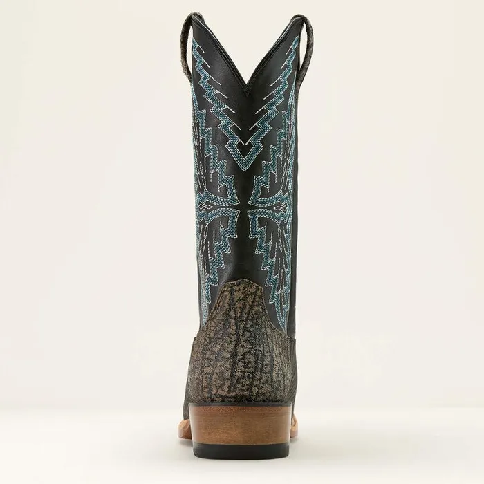 Men Western Boots Ariat Futurity Showman Cowboy Boot Cape Grey Buffalo Embossraven Black Men Western Boots Ariat Futurity Showman Cowboy Boot Cape Grey Buffalo Embossraven Black