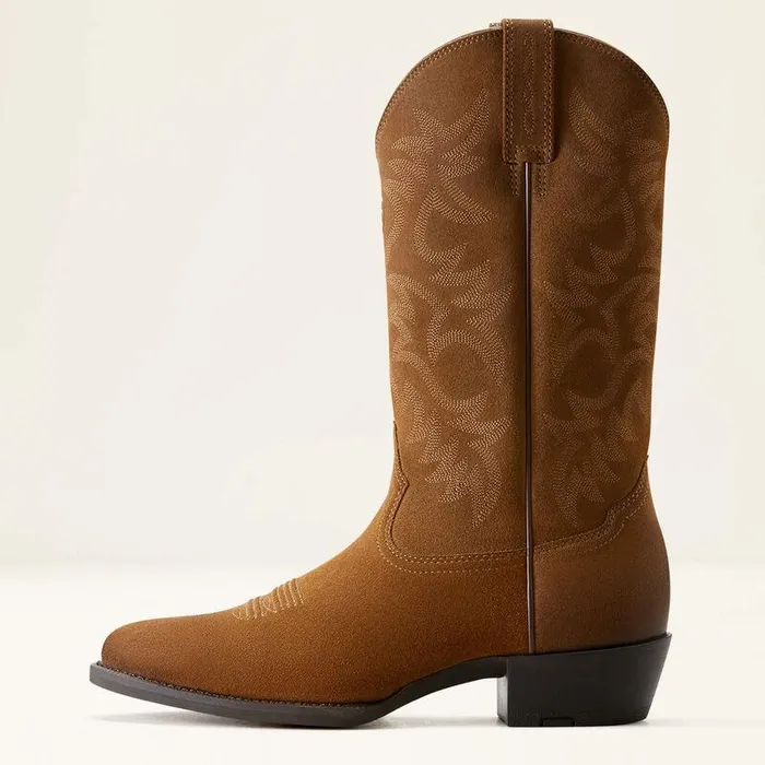 Men Western Boots Ariat Heritage R Toe Western Boot Dijon Suede Men Western Boots Ariat Heritage R Toe Western Boot Dijon Suede