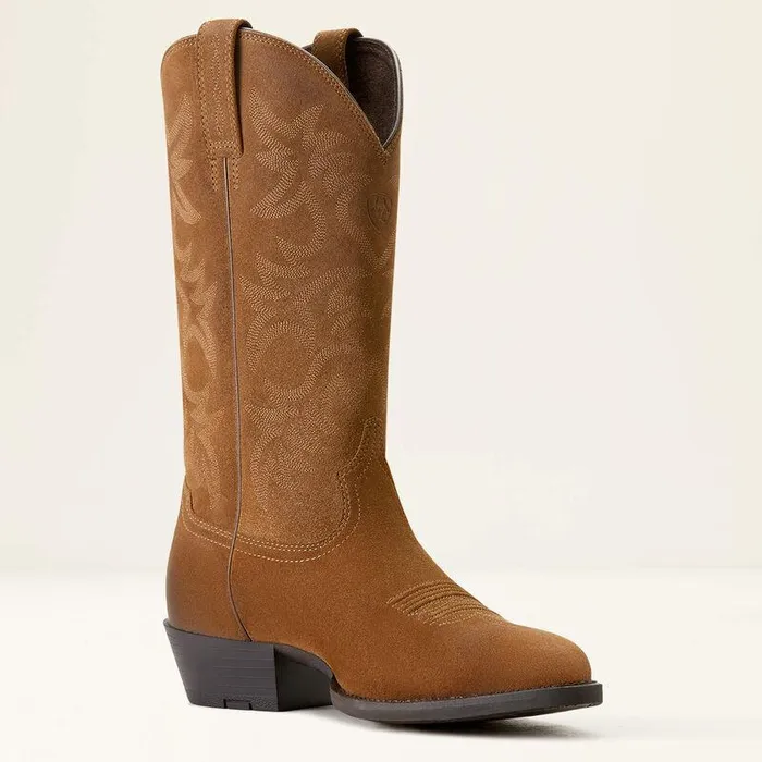 Men Western Boots Ariat Heritage R Toe Western Boot Dijon Suede Men Western Boots Ariat Heritage R Toe Western Boot Dijon Suede