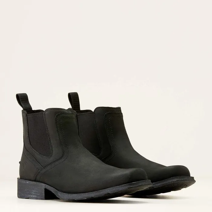 Men Western Boots Ariat Midtown Rambler Boot Matte Black Men Western Boots Ariat Midtown Rambler Boot Matte Black