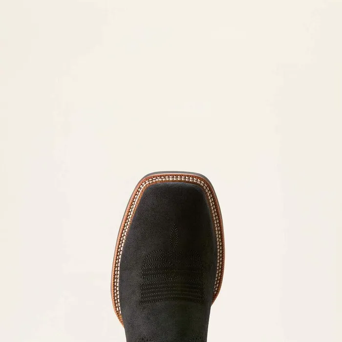 Men Western Boots Ariat Oakwood Cowboy Boot Black Suededirty Denim Men Western Boots Ariat Oakwood Cowboy Boot Black Suededirty Denim