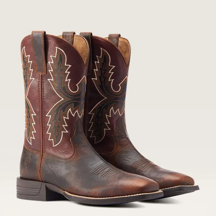 Men Western Boots Ariat Pay Window Western Boot Bartop Brown Men Western Boots Ariat Pay Window Western Boot Bartop Brown