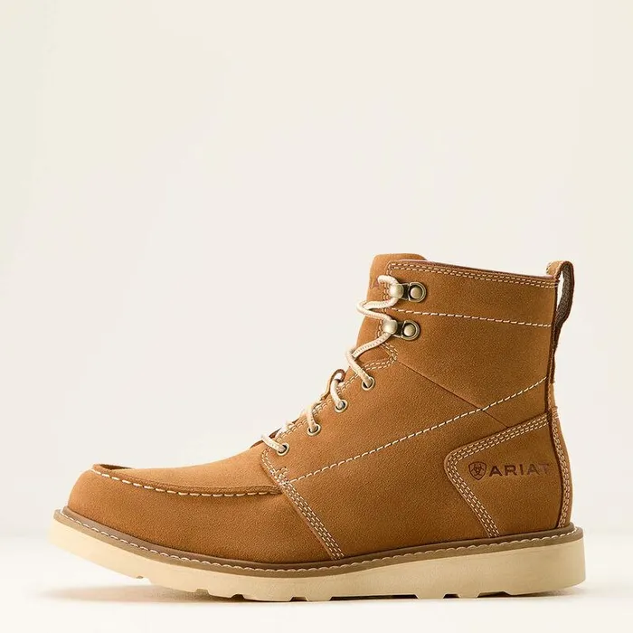 Men Western Boots Ariat Recon Lace Boot Natural Suede