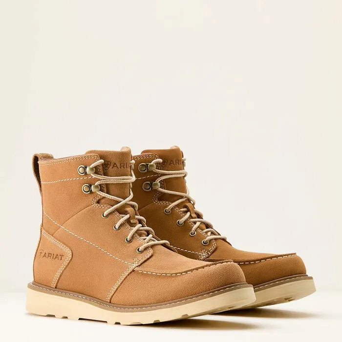 Men Western Boots Ariat Recon Lace Boot Natural Suede