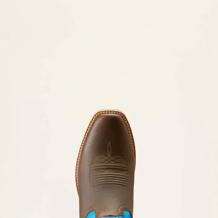 Men Western Boots Ariat Ringer Cowboy Boot Tobacco Toffeebright Blue Patent Men Western Boots Ariat Ringer Cowboy Boot Tobacco Toffeebright Blue Patent