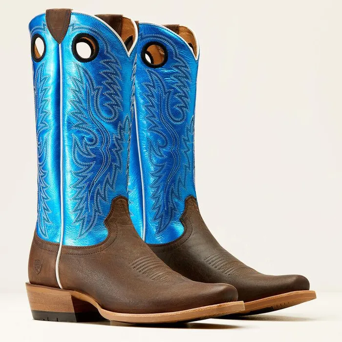 Men Western Boots Ariat Ringer Cowboy Boot Tobacco Toffeebright Blue Patent Men Western Boots Ariat Ringer Cowboy Boot Tobacco Toffeebright Blue Patent