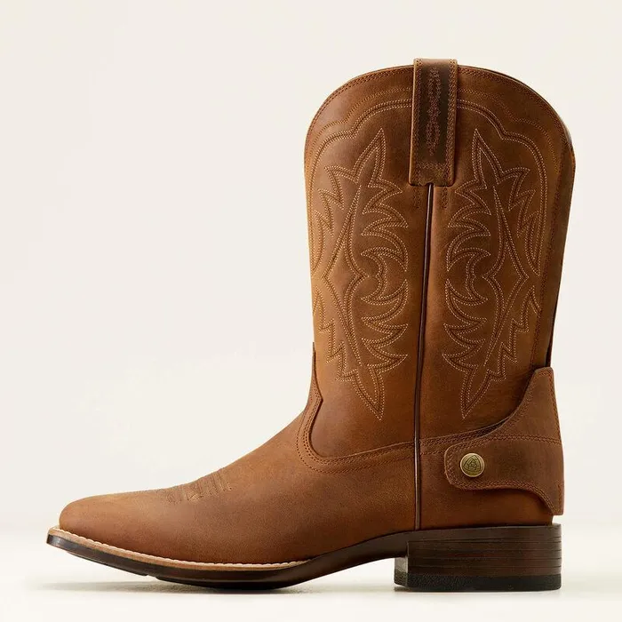 Men Western Boots Ariat Ryden Ultra EZ Zip Cowboy Boot Distressed Brown Men Western Boots Ariat Ryden Ultra EZ Zip Cowboy Boot Distressed Brown