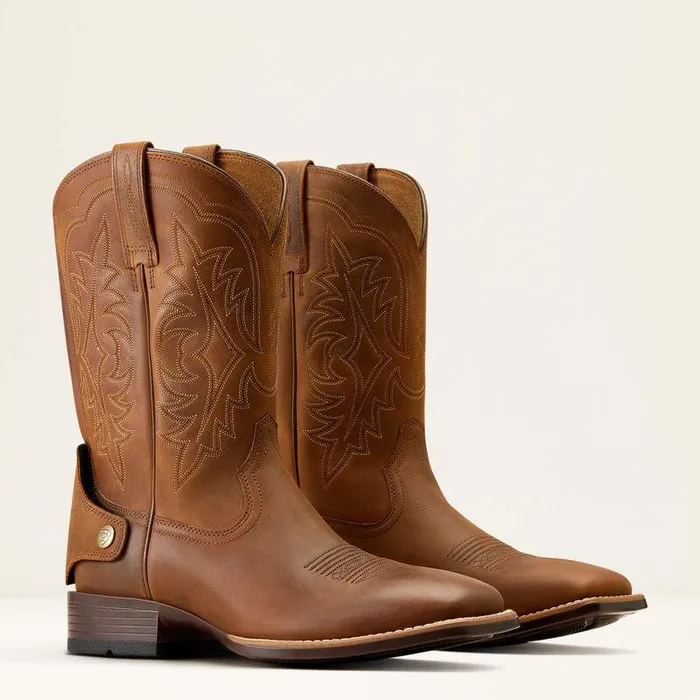 Men Western Boots Ariat Ryden Ultra EZ Zip Cowboy Boot Distressed Brown Men Western Boots Ariat Ryden Ultra EZ Zip Cowboy Boot Distressed Brown