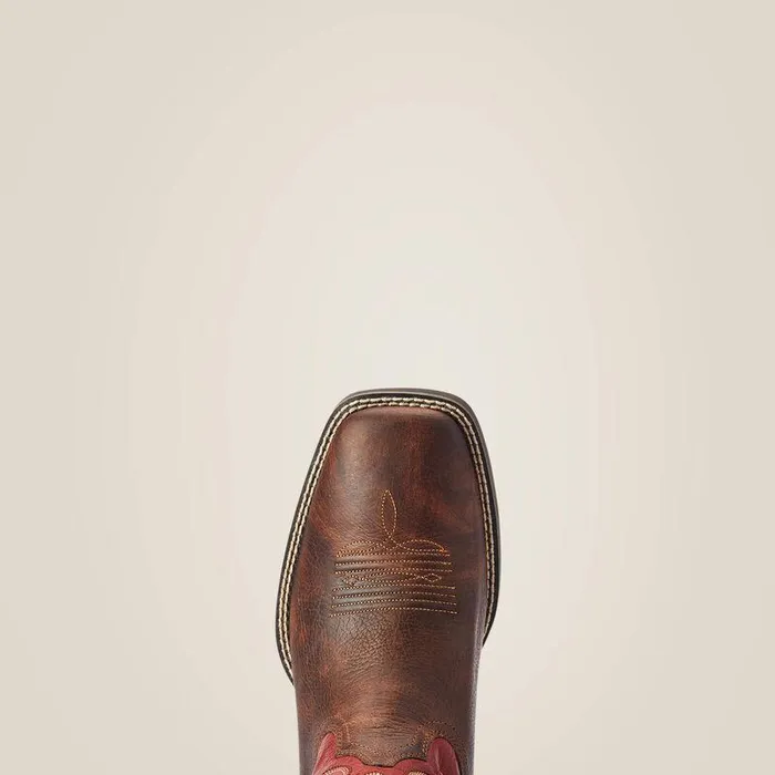 Men Western Boots Ariat Sport Pardner Western Boot Matte Rebel Brown