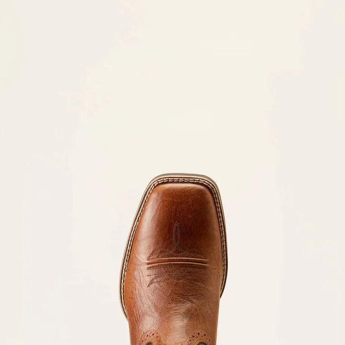 Men Western Boots Ariat Sport Wide Square Toe Cowboy Boot Peanut Butterandchaga Brown