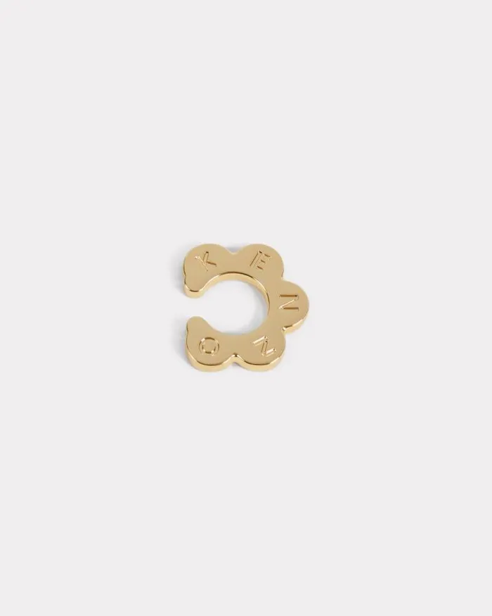 MenWomen 039KENZO Stamp039 Earcuff Gold Kenzo Pins And Jewelry