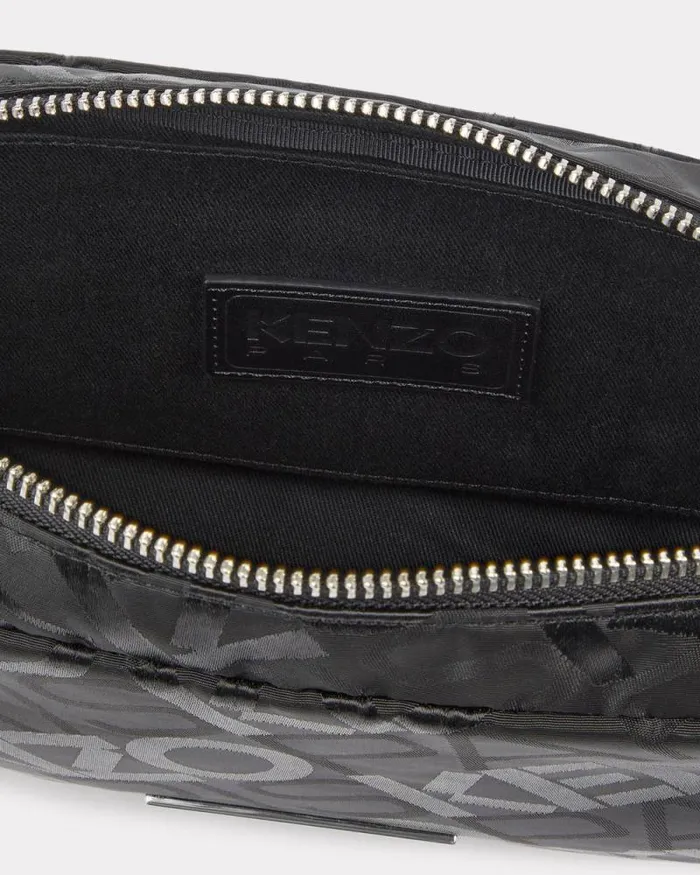 MenWomen 039KENZOGRAM039 Clutch Black Kenzo Small Leathergoods