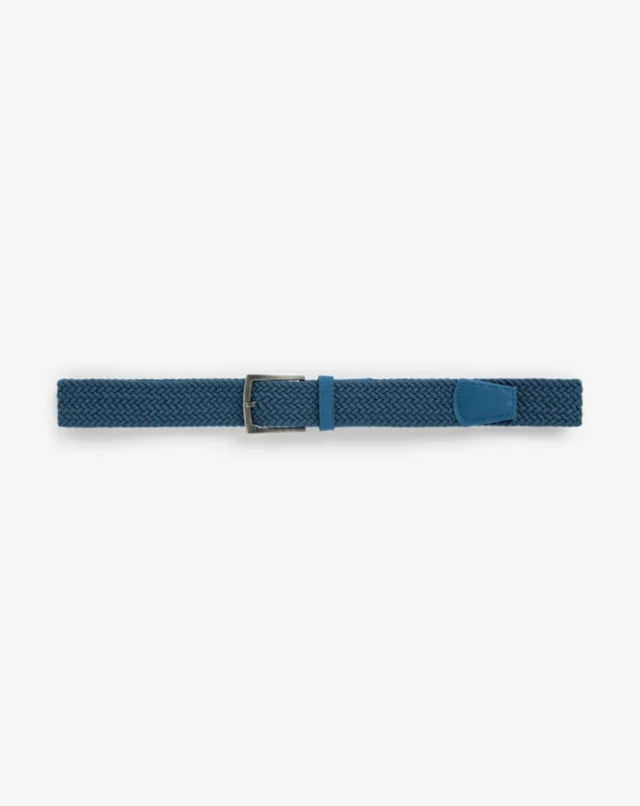 MenWomen Belts TravisMathew LITTLE LUCK STRETCH WOVEN BELT Dark Teal