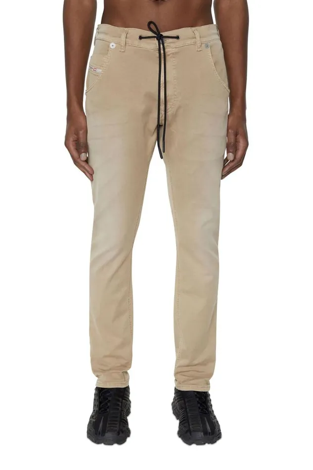 MenWomen Diesel Jeans Regular 2030 DKrooley Joggjeans 0670M Light Brown MenWomen Diesel Jeans Regular 2030 DKrooley Joggjeans 0670M Light Brown