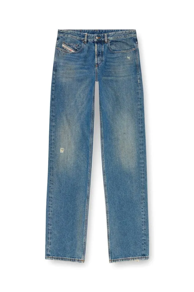 MenWomen Diesel Jeans Relaxed Jeans 2001 DMacro 09J79 Medium Blue