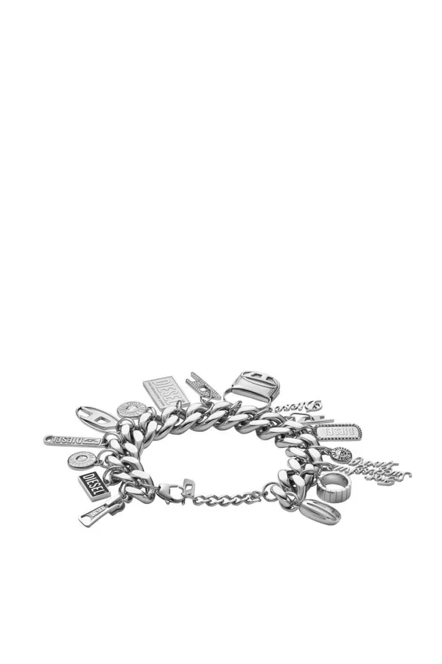 MenWomen Diesel Jewelry DX1523 JEWEL Silver
