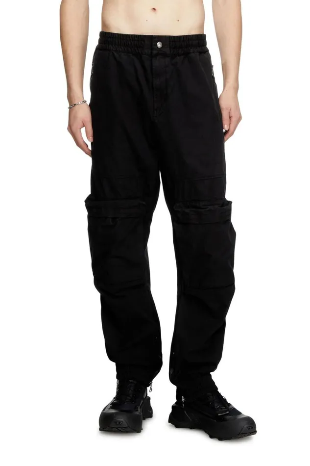 MenWomen Diesel Pants and Shorts PBEECK Black