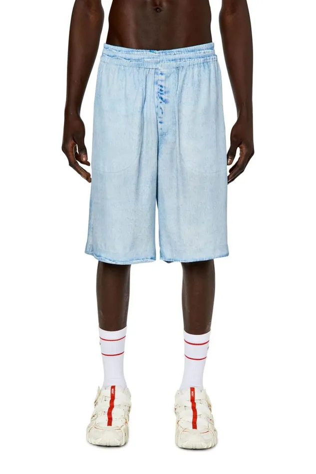 MenWomen Diesel Pants and Shorts PFERGDNM Light Blue