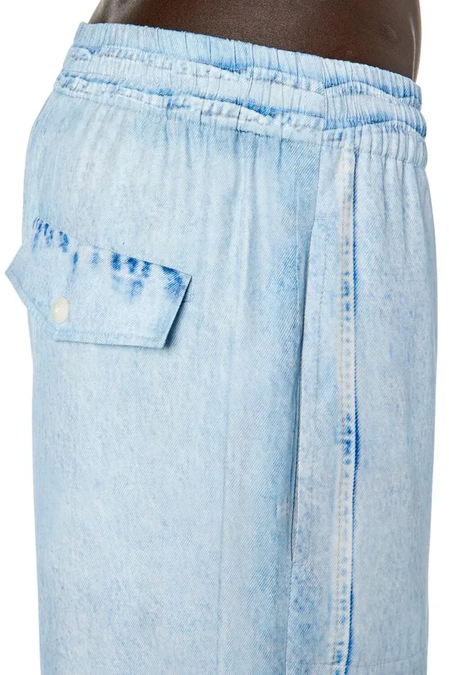 MenWomen Diesel Pants and Shorts PFERGDNM Light Blue